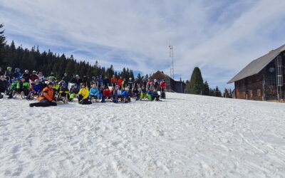 Rodeln der Feuerwehrjugend des Abschnittes 3 am Salzstiegl