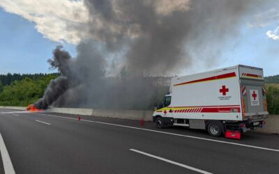 Weiterer PKW-Brand auf der A2